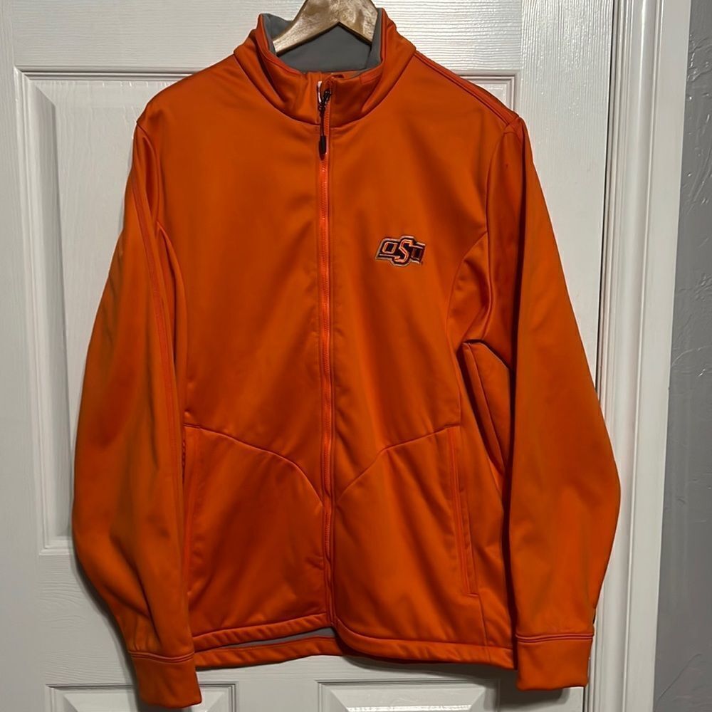 🔥 OKLAHOMA STATE OSU COWBOYS “NWT” Antigua Performance Golf Jacket - Sz Medium